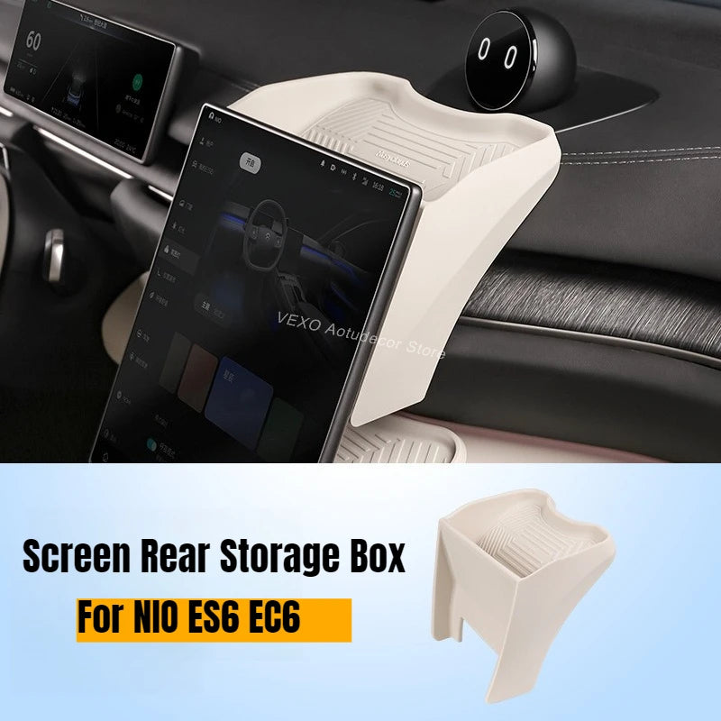NIO EL6 / EC6 — Behind-Screen Centre Console Storage Box & Organiser Tray (2023–2025)