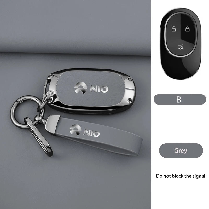 NIO  — Zinc Alloy Key Fob Case & Keychain Cover
