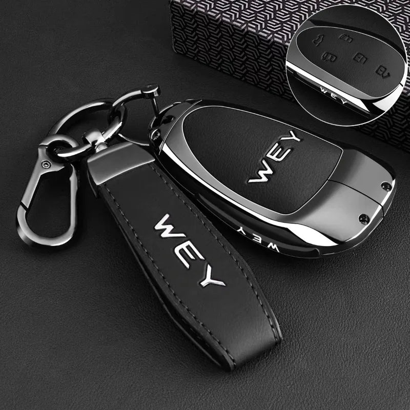 WEY 03 — Premium Zinc Alloy Key Fob Case & Cover