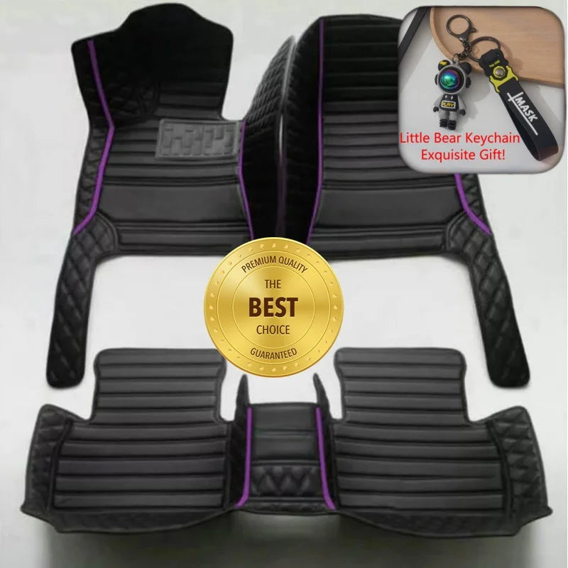 ROX ADAMAS — Custom-Fit PU Leather Luxury Floor Mats, LHD & RHD, All-Weather (2025–2026)