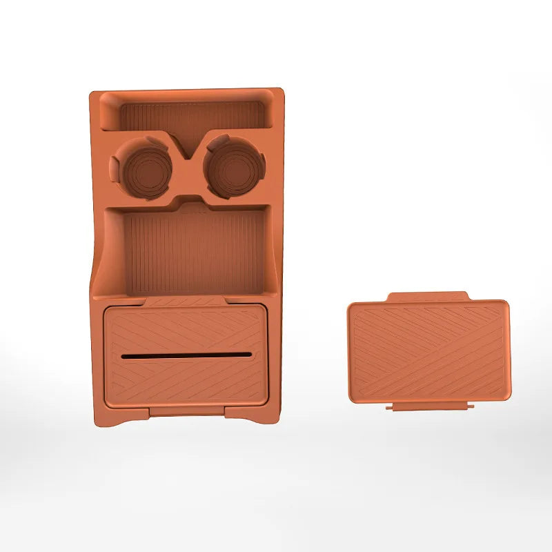 BYD Leopard / Titanium 7 — Silicone Lower Centre Console Storage Tray, Anti-Slip & Waterproof