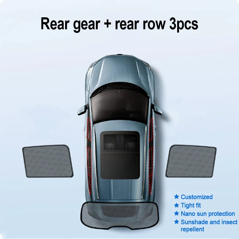 SunShade For WEY 03  2026 Curtains Window UV Protection Magnetic Visor Auto Parts Accessories