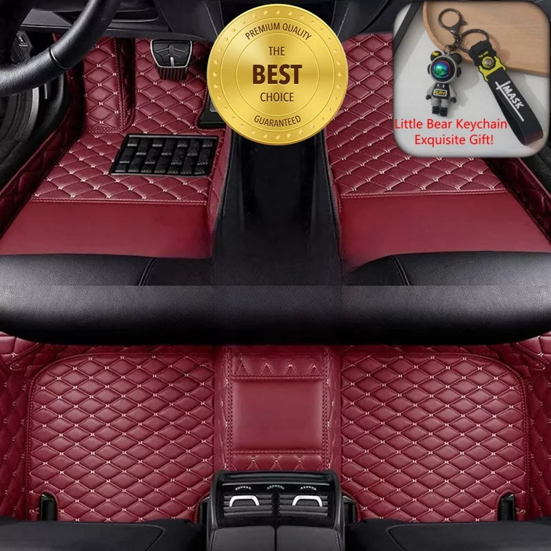 ROX ADAMAS — Custom-Fit PU Leather Luxury Floor Mats, LHD & RHD, All-Weather (2025–2026)