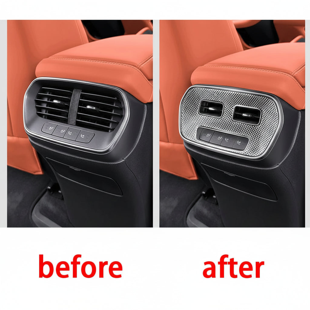 BYD Sealion 07 EV — Rear Air Vent & Armrest Trim Frame (2024–2026)