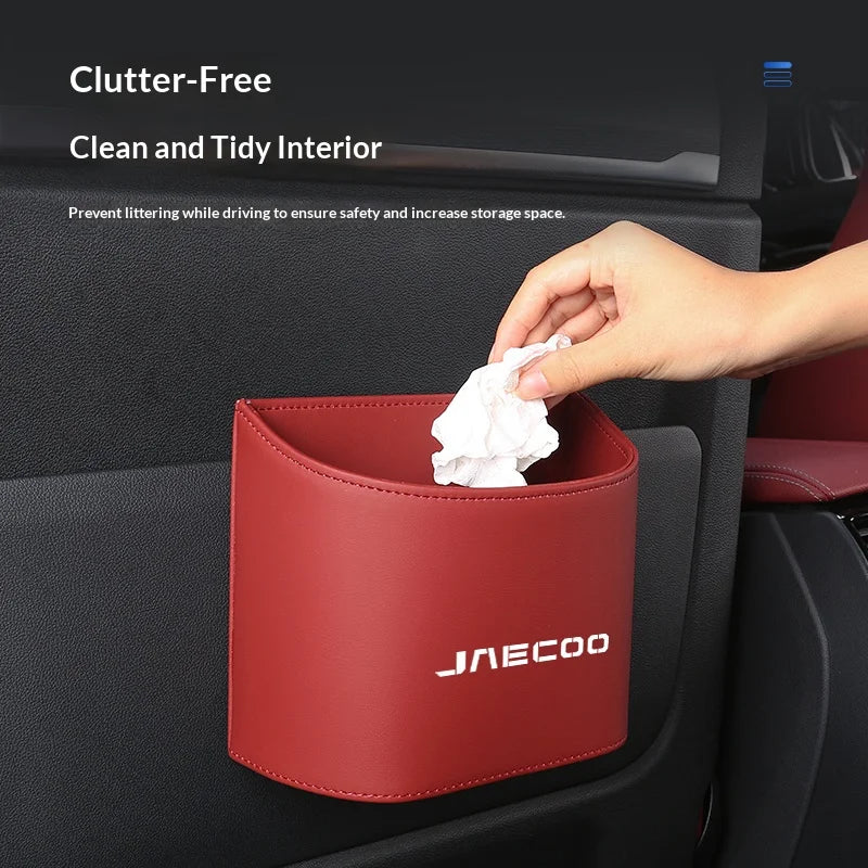 Jaecoo J5 / J6 / J7 / J7 PHEV / J7 Plus / J8 — Door-Mounted Rubbish Bin & Cup Holder