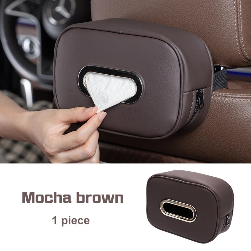 Premium Microfiber Leather Tissue Box for Chery Jaecoo J7 & J8
