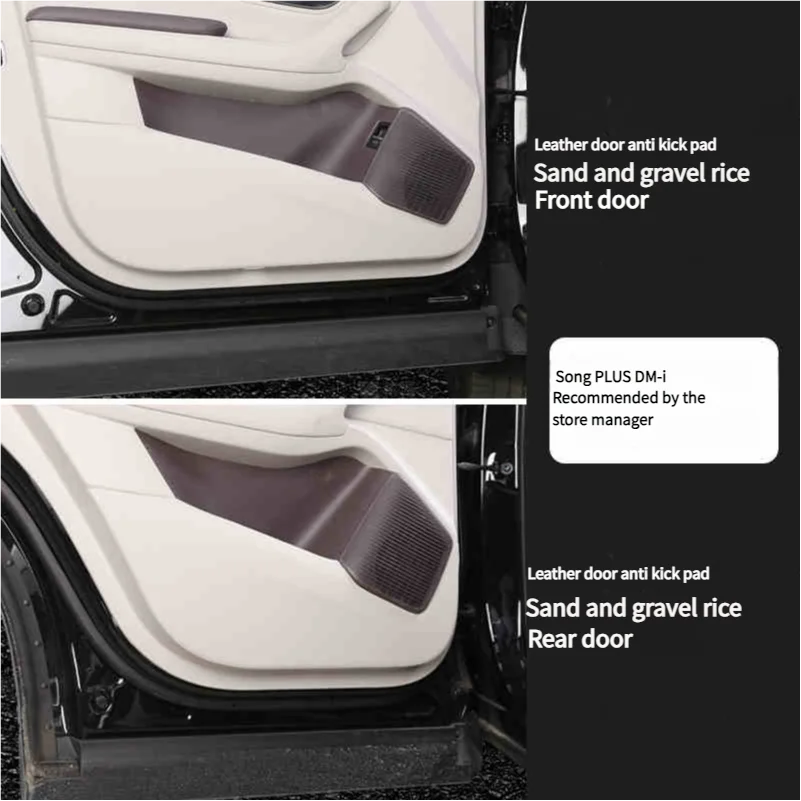 BYD Song Plus DMI / Seal U / Sealion 6 — Leather Anti-Kick Door Panel Protector (2021–2025)