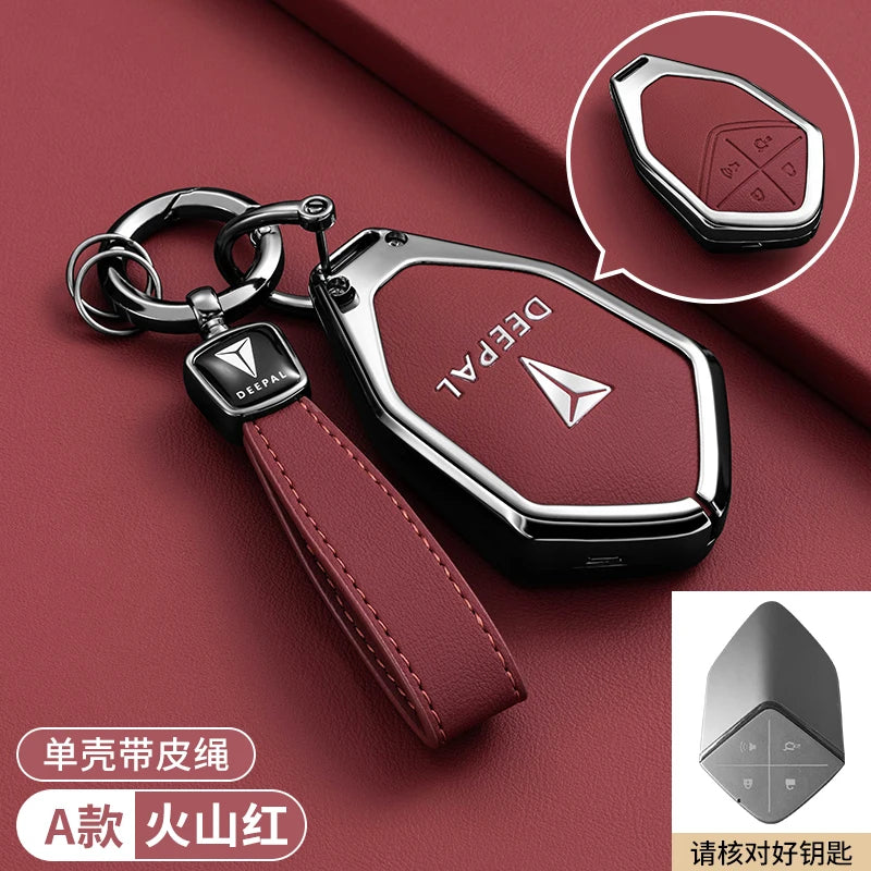 DEEPAL S05 / S07 / S7 / SL03 / G318 — Galvanised Alloy Smart Key Fob Case & Keychain (2024–2025)