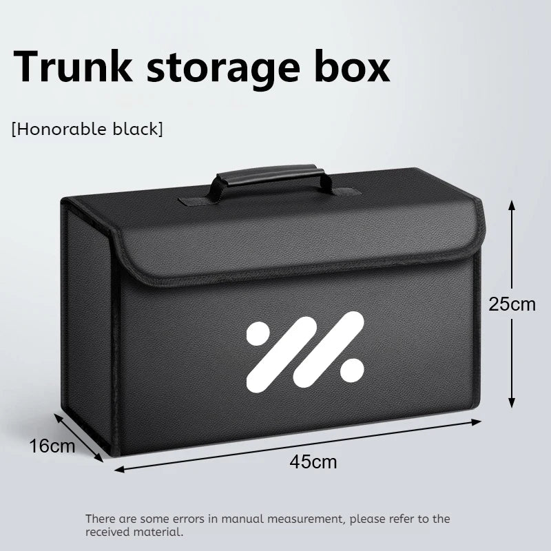 Universal Foldable Leather Trunk Storage Box