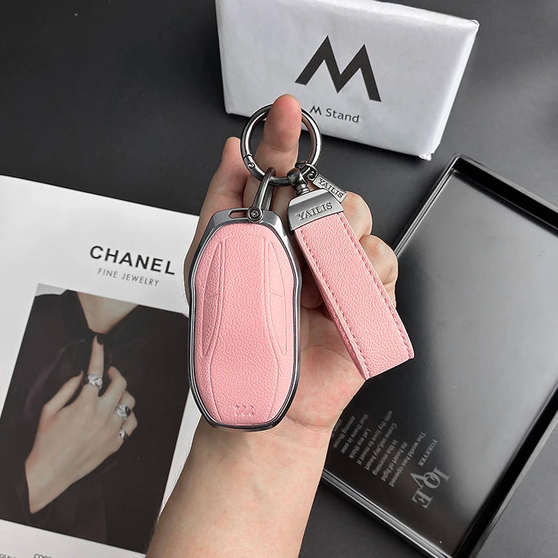 Metal Key Case & Keychain Set – Remote Control Protective Cover | For iM LS6 / L6 / L7 / LS7 / LS9