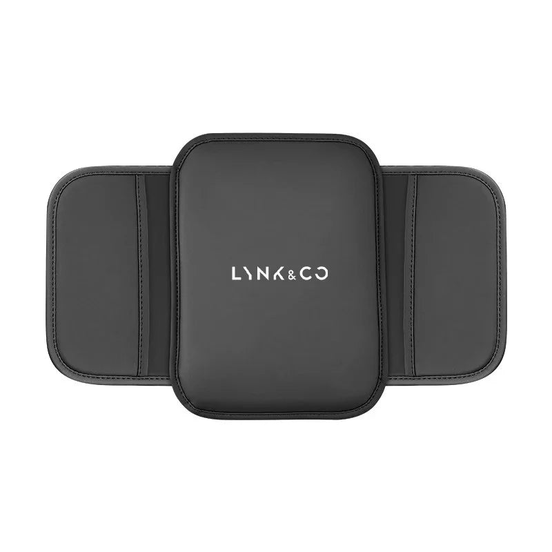 Lynk & Co — PU Leather Armrest Box Pad & Storage Pocket (01 / 02 / 03 / 05 / 06 / 07 / 08 / 09 / 900 EM-P)