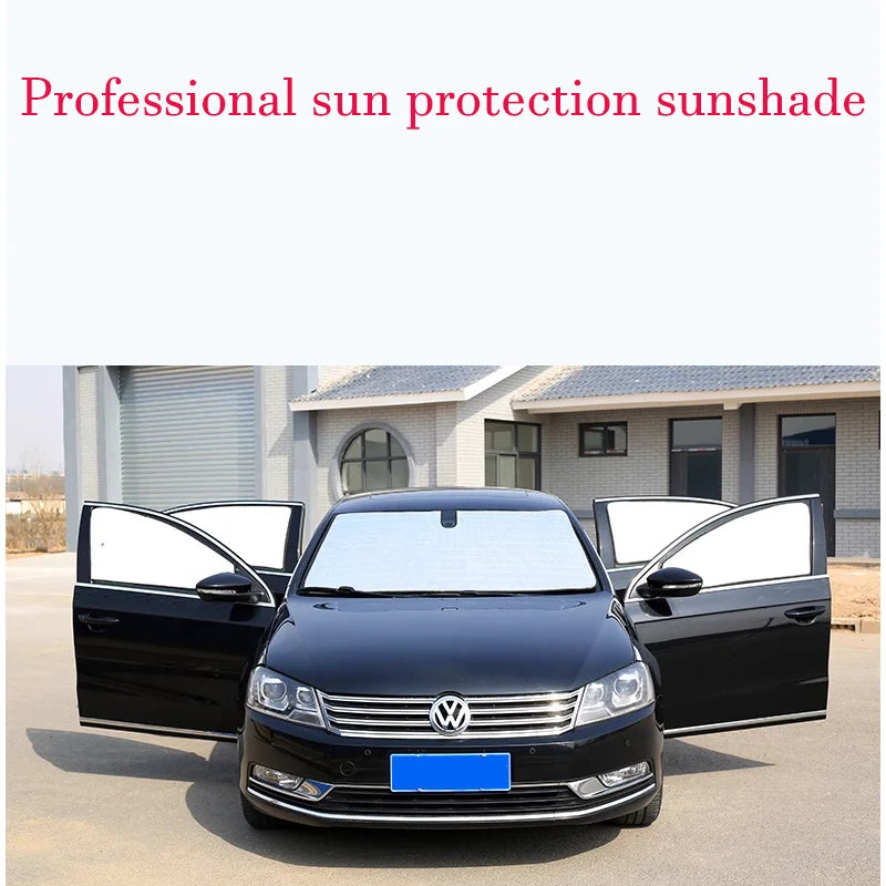 NIO EL8 — Triple-Layer Aluminium Foil & Pearl Cotton Full Coverage Sunshade Set (2023–2026)