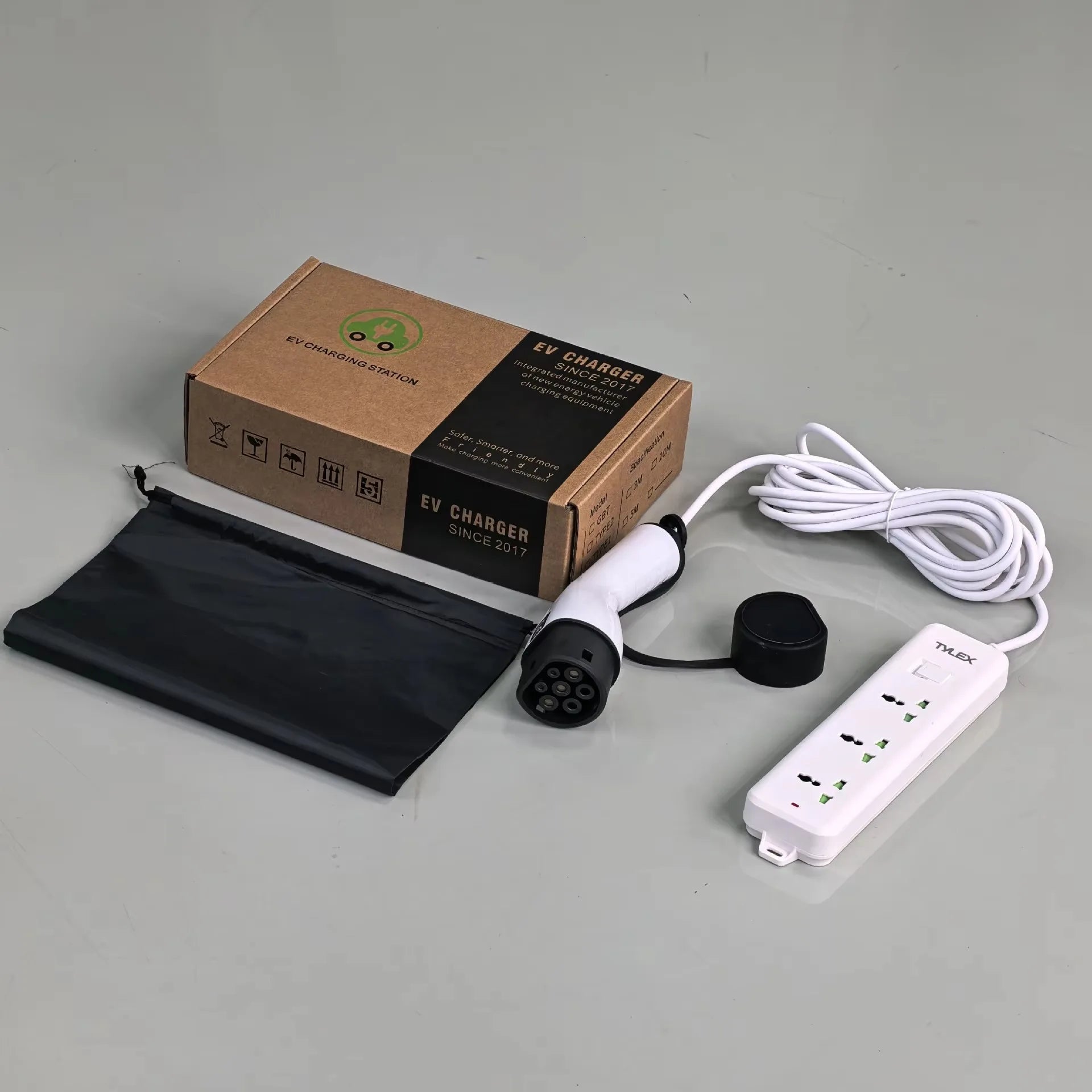 Drivebeat Type 2 V2L Discharge Cable — 5M 16A 220V Vehicle-to-Load Power Adapter for Chinese EVs