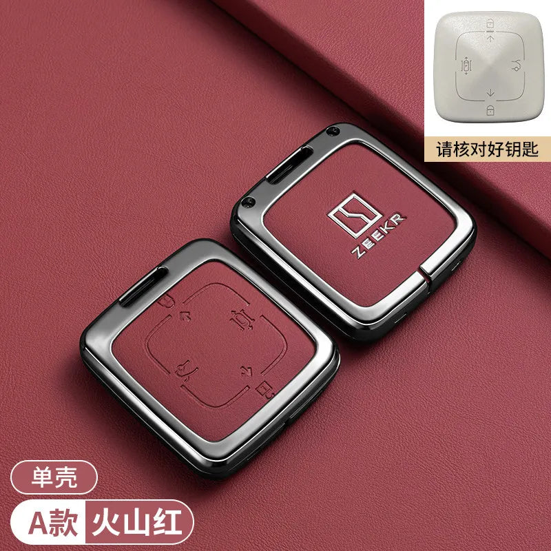 Zeekr 001 / 007 / 009 / X — Zinc Alloy Key Fob & Smart Card Protective Case | 12 Styles