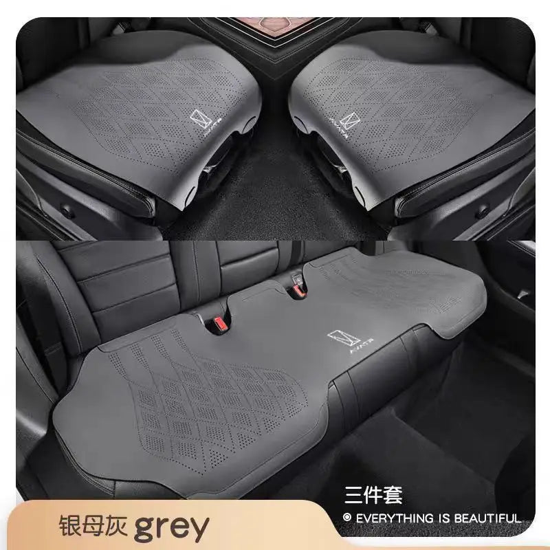 Avatr 07 / 11 / 12 — Suede Leather Breathable Seat Cushion Set, 3-Piece (2025)