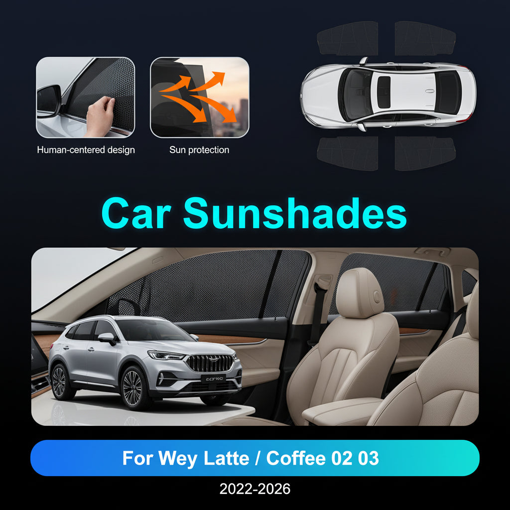 WEY 03 — Magnetic Window Sunshades & Curtain Set (2025 - 2026)
