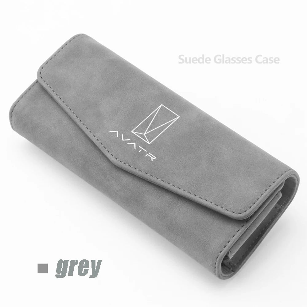 Universal Suede Car Visor Glasses Holder