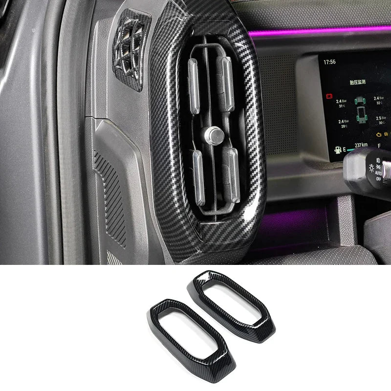 Jetour T2 Traveller — Carbon Fibre Pattern Interior Trim Stickers & Frame Kit