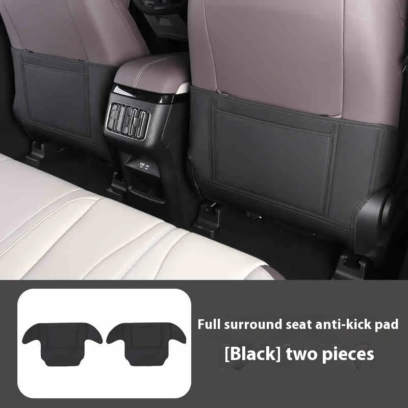 BYD Song Plus DMI / Seal U / Sealion 6 — Leather Rear Seat Anti-Kick Mat & Protector