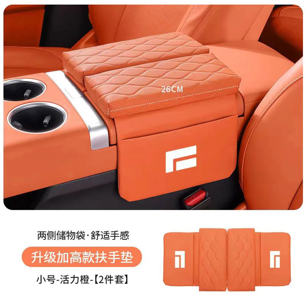 ROX ADAMAS — Double Door Armrest Box Height-Raising Pad & Storage Bag (2026)