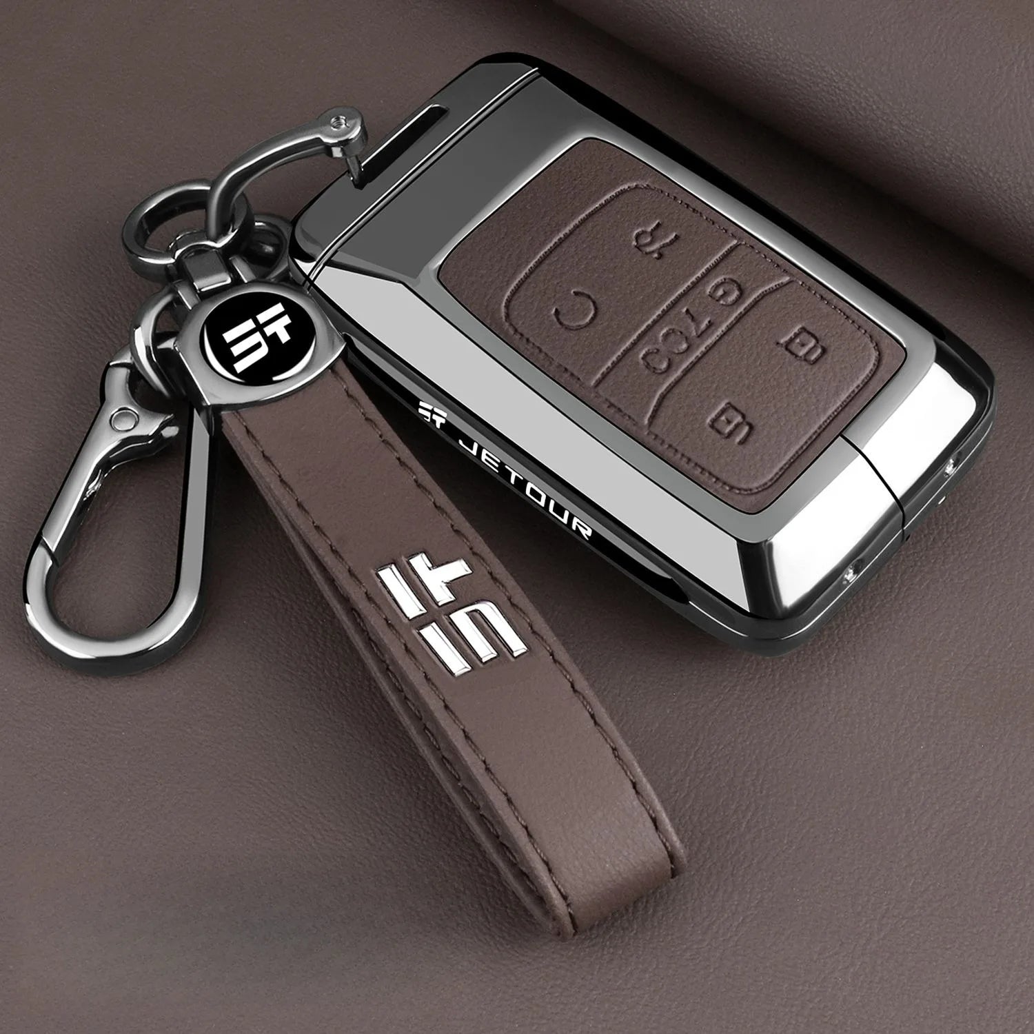 Jetour G700 — Zinc Alloy Key Fob Case & Keychain (2025–2026) | 12 Styles