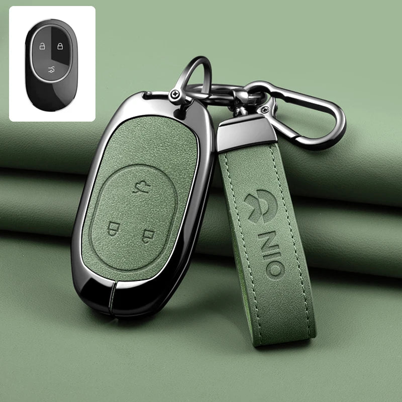 NIO ET5 / ET7 / ES6 / ES7 / ES8 / EC6 / EC7 — Zinc Alloy Key Fob Case & Keychain (Full Range)