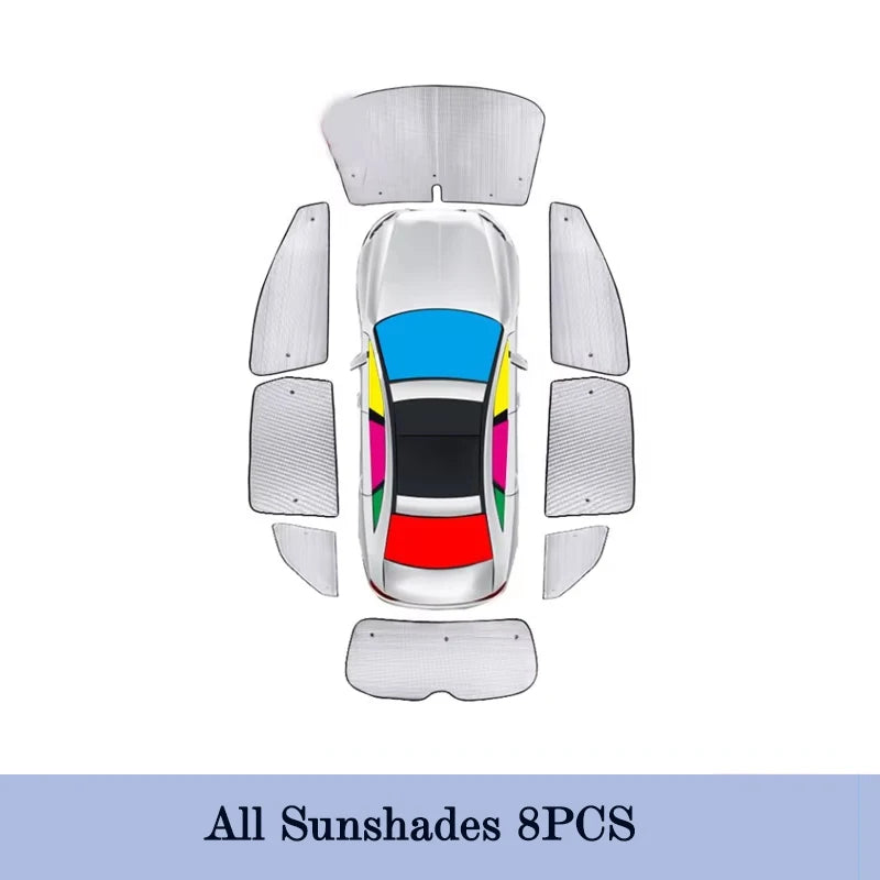 DEEPAL S05 — Blackout Magnetic Window Sunshades & Windshield Visor, Full Coverage (2024–2026)
