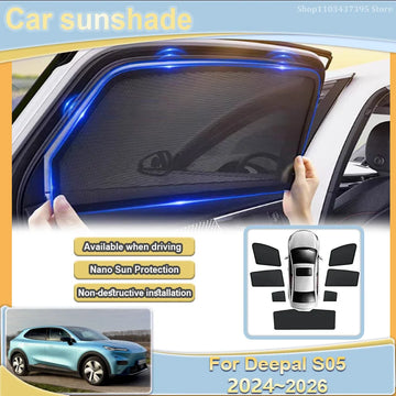 DEEPAL S05 — Magnetic Mesh UV Protection Window Sunshades & Windshield Cover (2024–2026)