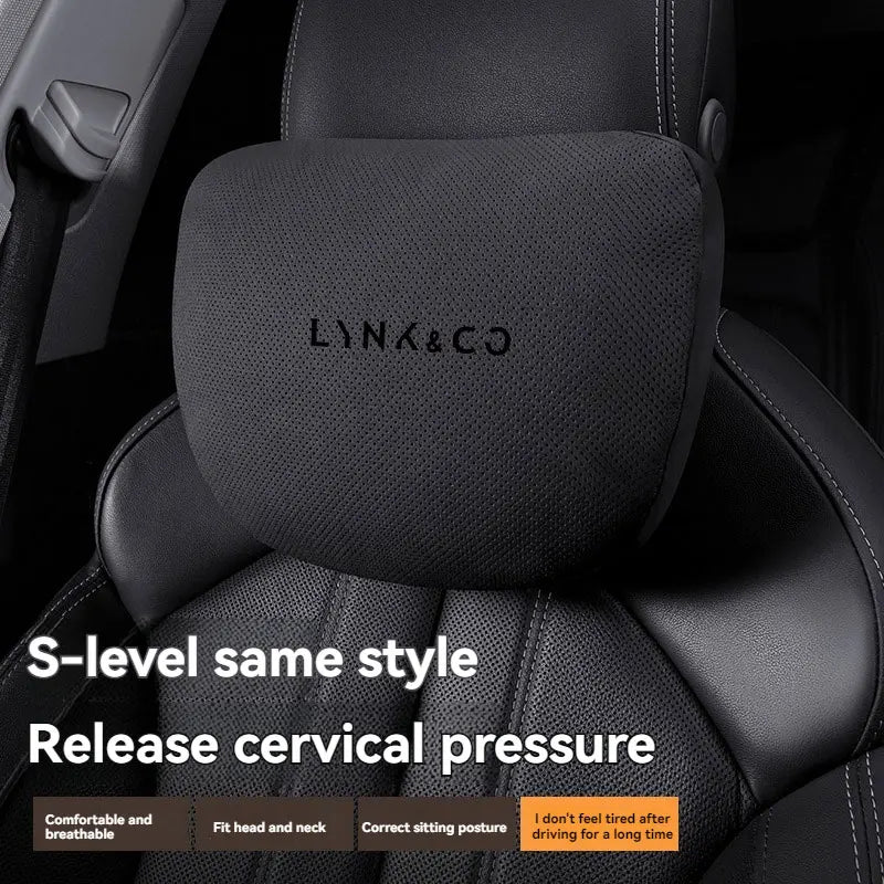 Lynk & Co 01 / 02 / 03 / 01 PHEV — Neck Headrest & Lumbar Support Pillow Set