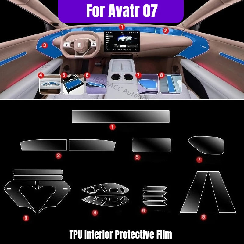 Avatr 07 Interior Protective Film