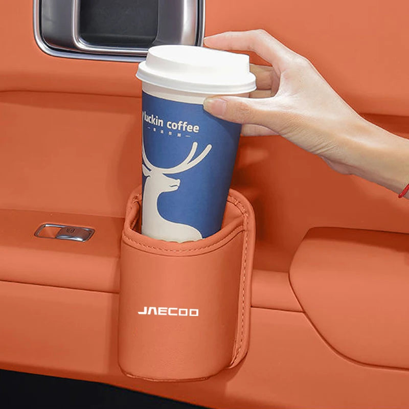 Jaecoo J7 / J8 / Chery Tiggo / Omoda 5 — Leather Door & Rear Seat Drink Holder & Cup Storage Rack