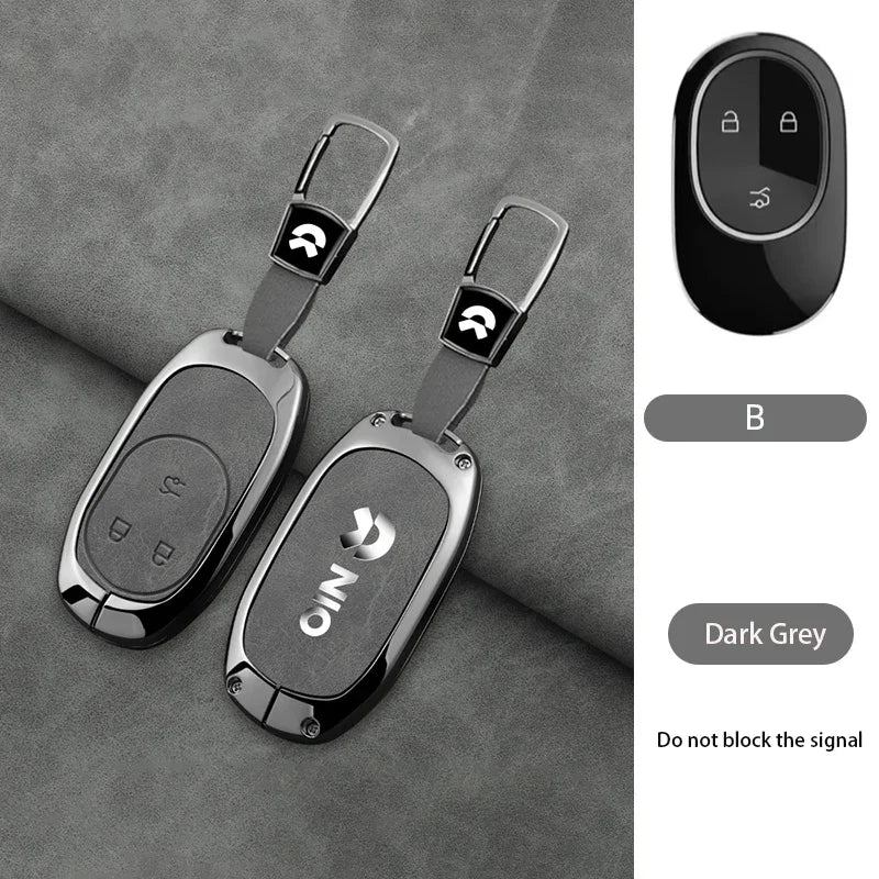 NIO  — Zinc Alloy Key Fob Case & Keychain Cover