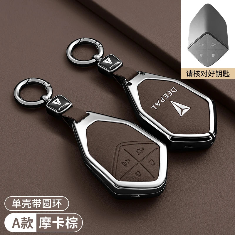 DEEPAL S05 / S07 / S7 / SL03 / G318 — Galvanised Alloy Smart Key Fob Case & Keychain (2024–2025)