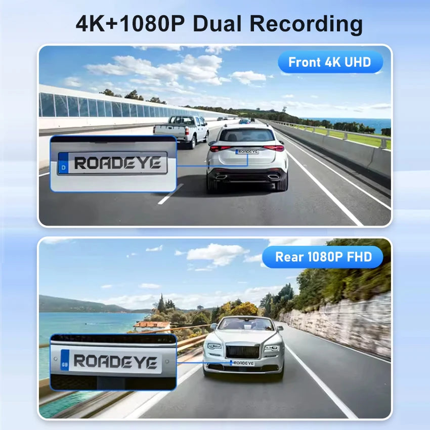Jetour 4K Dual Dash Cam