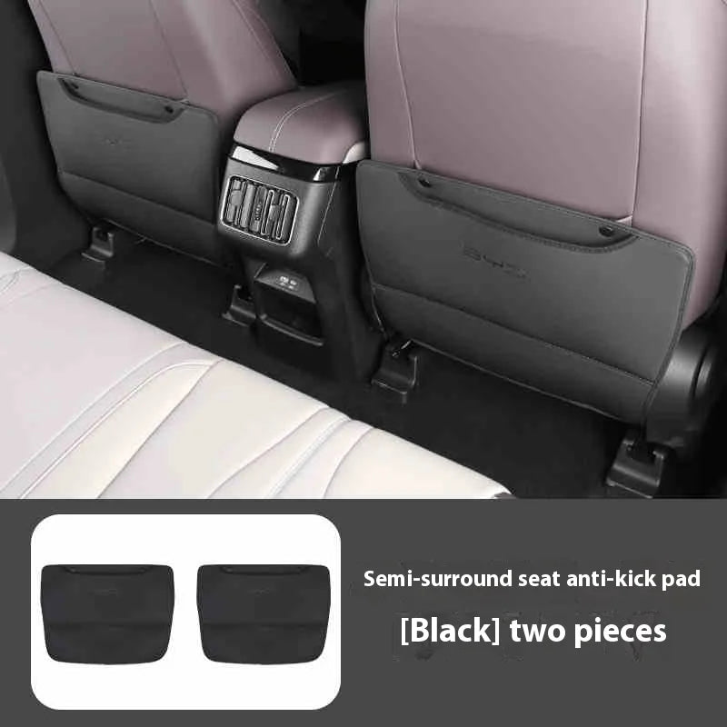BYD Song Plus DMI / Seal U / Sealion 6 — Leather Rear Seat Anti-Kick Mat & Protector