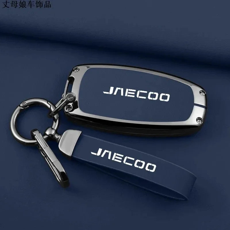 Jaecoo J7 — Galvanised Alloy Key Fob Case & Keychain Cover (2024–2025)