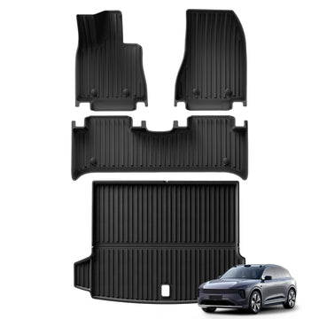 NIO EL6 — 3D TPE Floor Mats & Boot Cargo Liner, LHD All-Weather Set