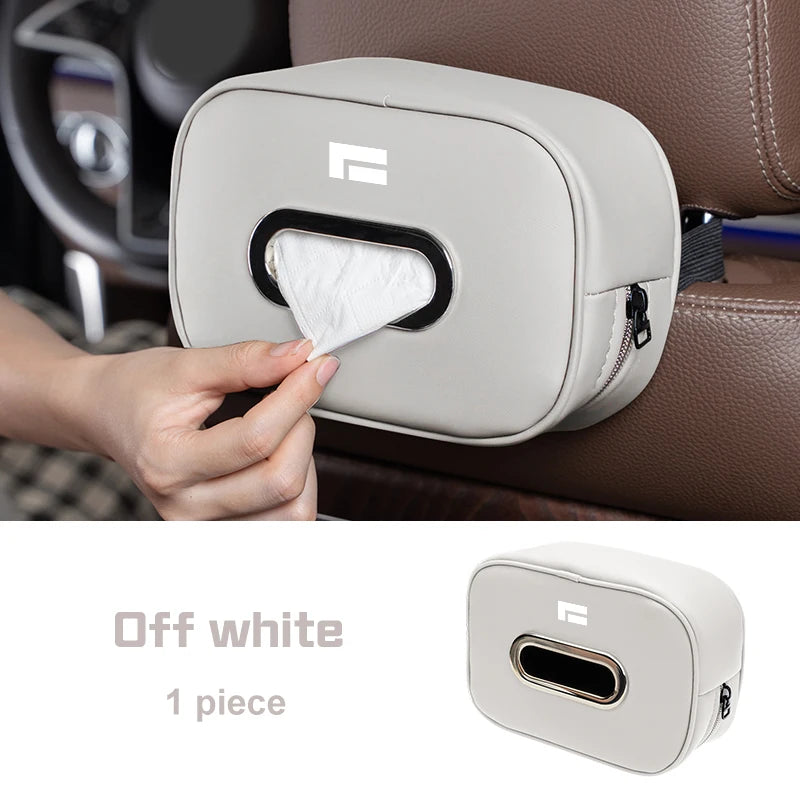 BAIC JISHI Polestone 01 / ROX 01 — Microfiber Leather Tissue Box & Armrest Storage Bag