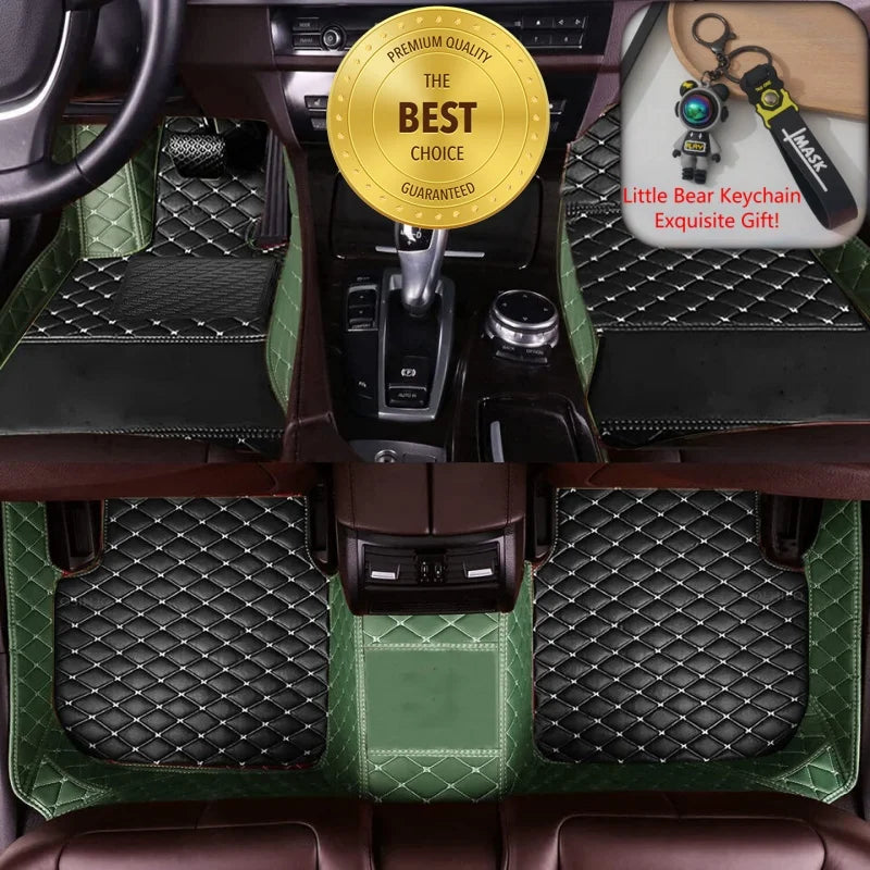 ROX ADAMAS — Custom-Fit PU Leather Luxury Floor Mats, LHD & RHD, All-Weather (2025–2026)