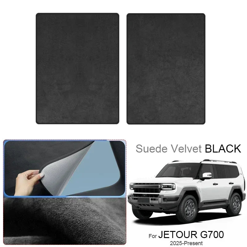 Jetour G700 — Suede Electrostatic Sunroof Sunshade, UV & Heat Insulation (2025–Present)