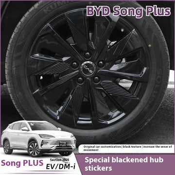 BYD Song Plus DMI / Seal U / Sealion 6 — Black Warrior Wheel Hub Rim Stickers & Exterior Modification Kit