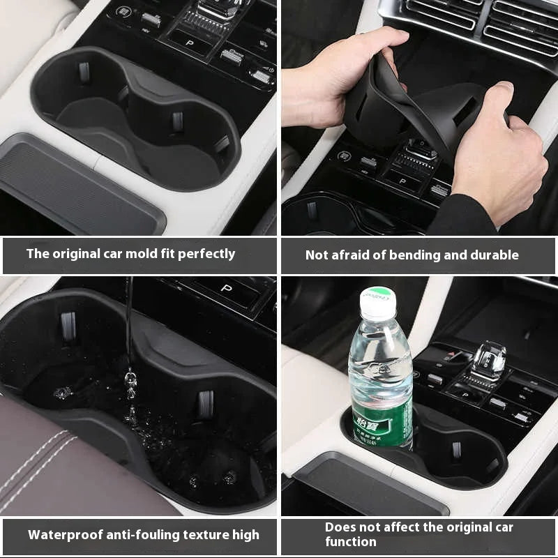 BYD Song Plus DMI / Seal U / Sealion 6 — Cup Holder Liner & Drink Slot Dust Cover