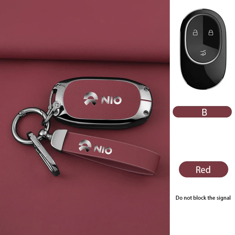 NIO  — Zinc Alloy Key Fob Case & Keychain Cover
