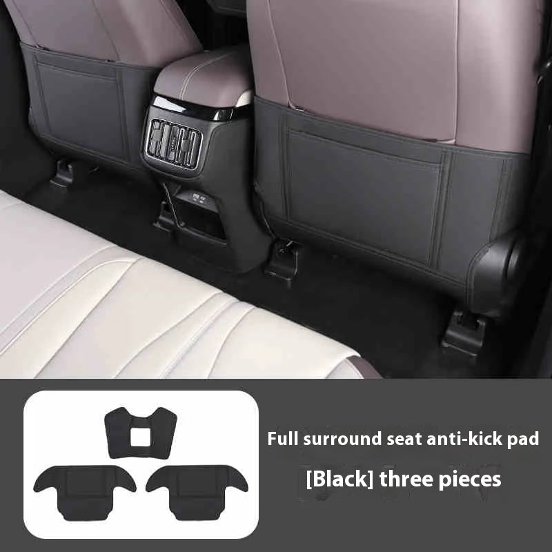BYD Song Plus DMI / Seal U / Sealion 6 — Leather Rear Seat Anti-Kick Mat & Protector