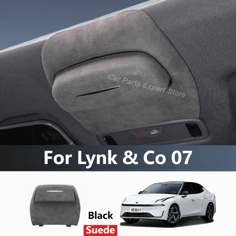 Lynk & Co 07 / 08 — Suede Sunglasses Holder & Storage Clip (Roof-Mounted)