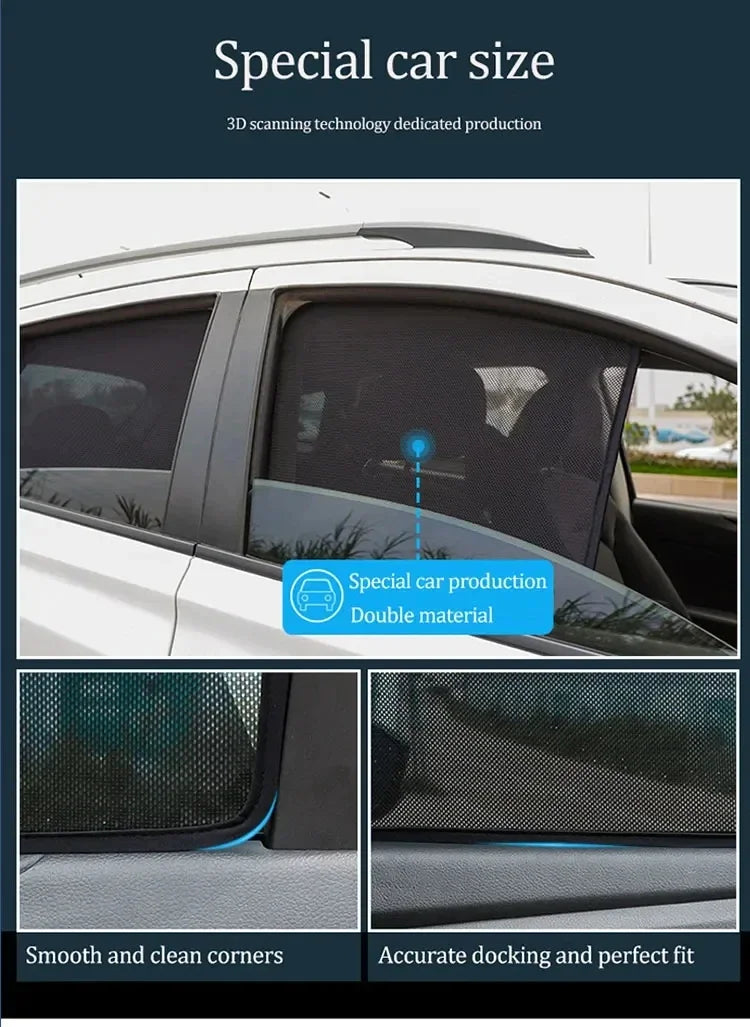 Jetour T2 Traveller PRO — Custom Magnetic Window Sunshades (2023–2025)