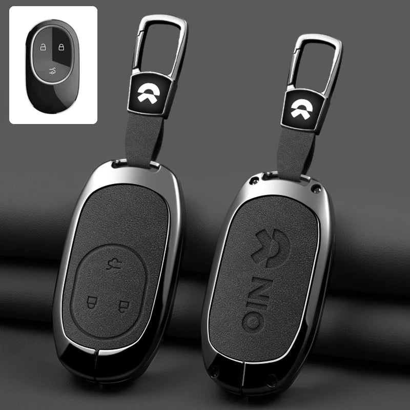NIO ET5 / ET7 / ES6 / ES7 / ES8 / EC6 / EC7 — Zinc Alloy Key Fob Case & Keychain (Full Range)