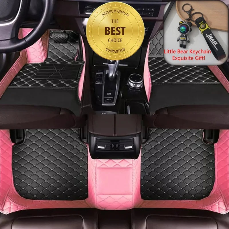 ROX ADAMAS — Custom-Fit PU Leather Luxury Floor Mats, LHD & RHD, All-Weather (2025–2026)