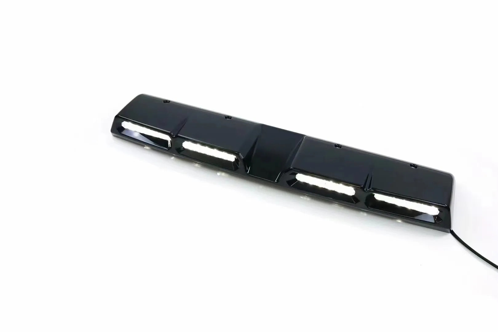 Jetour T2 — Glossy Black Roof Spoiler LED Light Bar 6000K (2023–2025)