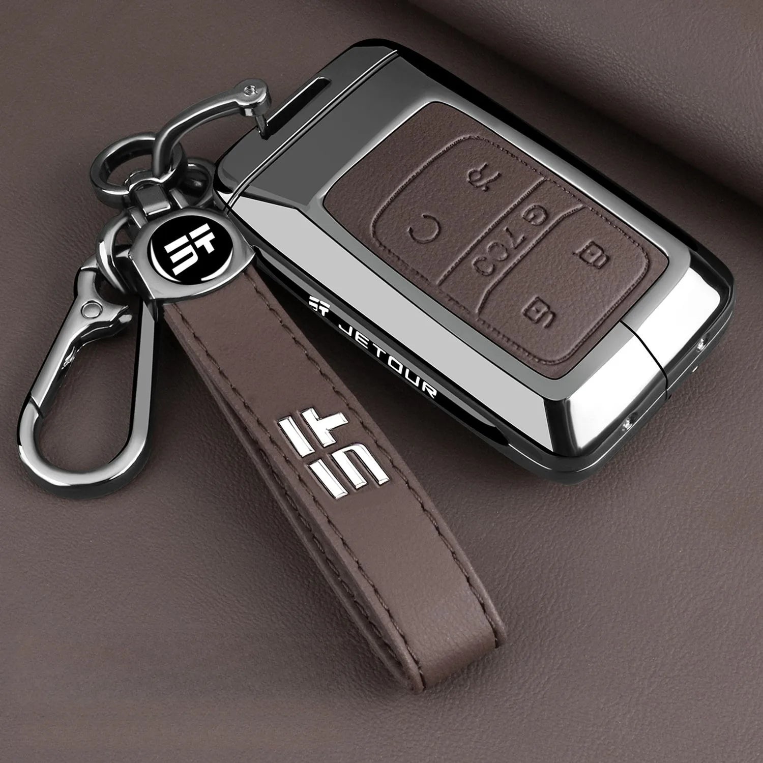 Jetour G700 — Zinc Alloy Key Fob Case & Keychain (2025–2026) | 12 Styles